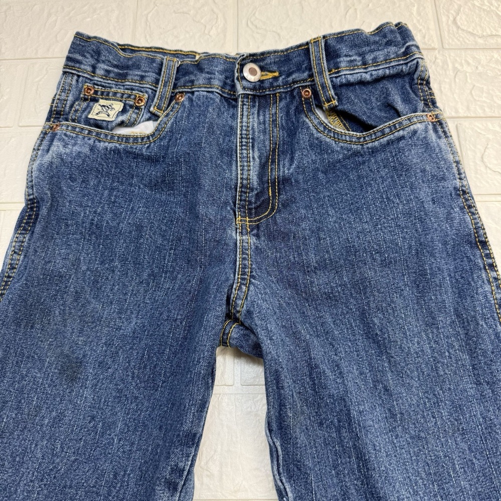 Cinch Boys White Label Straight Leg Jeans Blue Western Cowboy MB12882001 12R
